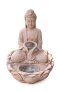 White buddha fountain