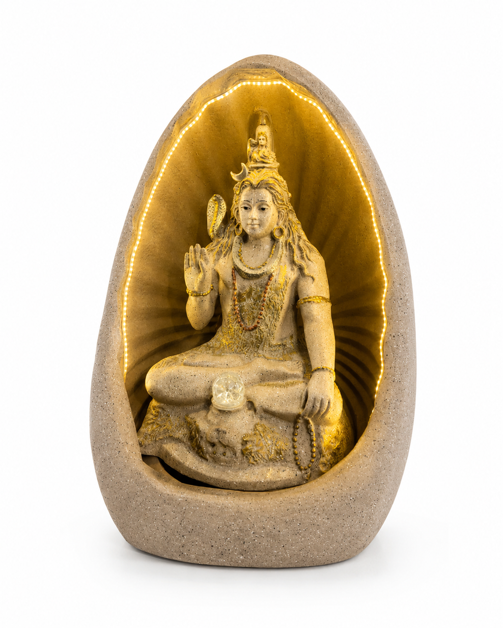 Shiva In Devine Fountain