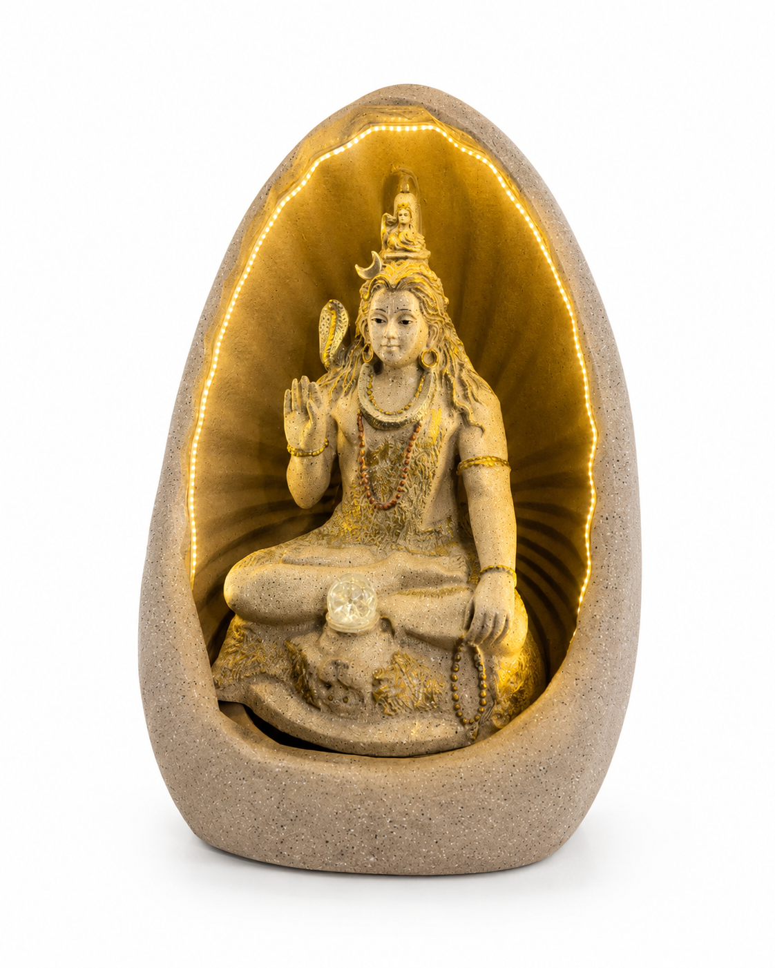 Shiva In Devine Fountain