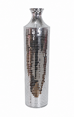 Mirrored Mosaic Decorative Vase