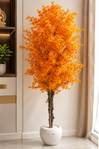 Premium Artificial Orange Flower Tree