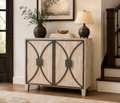 Elegant 2-Door Accent Cabinet
