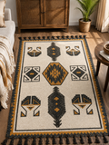 Premium Geometric Woven Rug