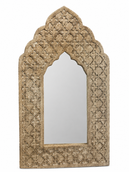 Wooden Jharokha Mirror