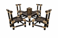 Bamboo Dining Table Set