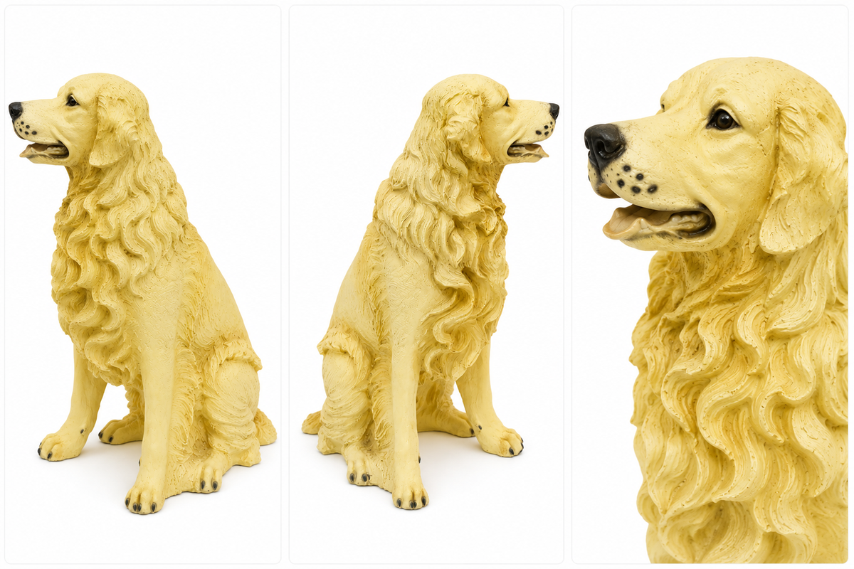 Realistic Dog Figurine