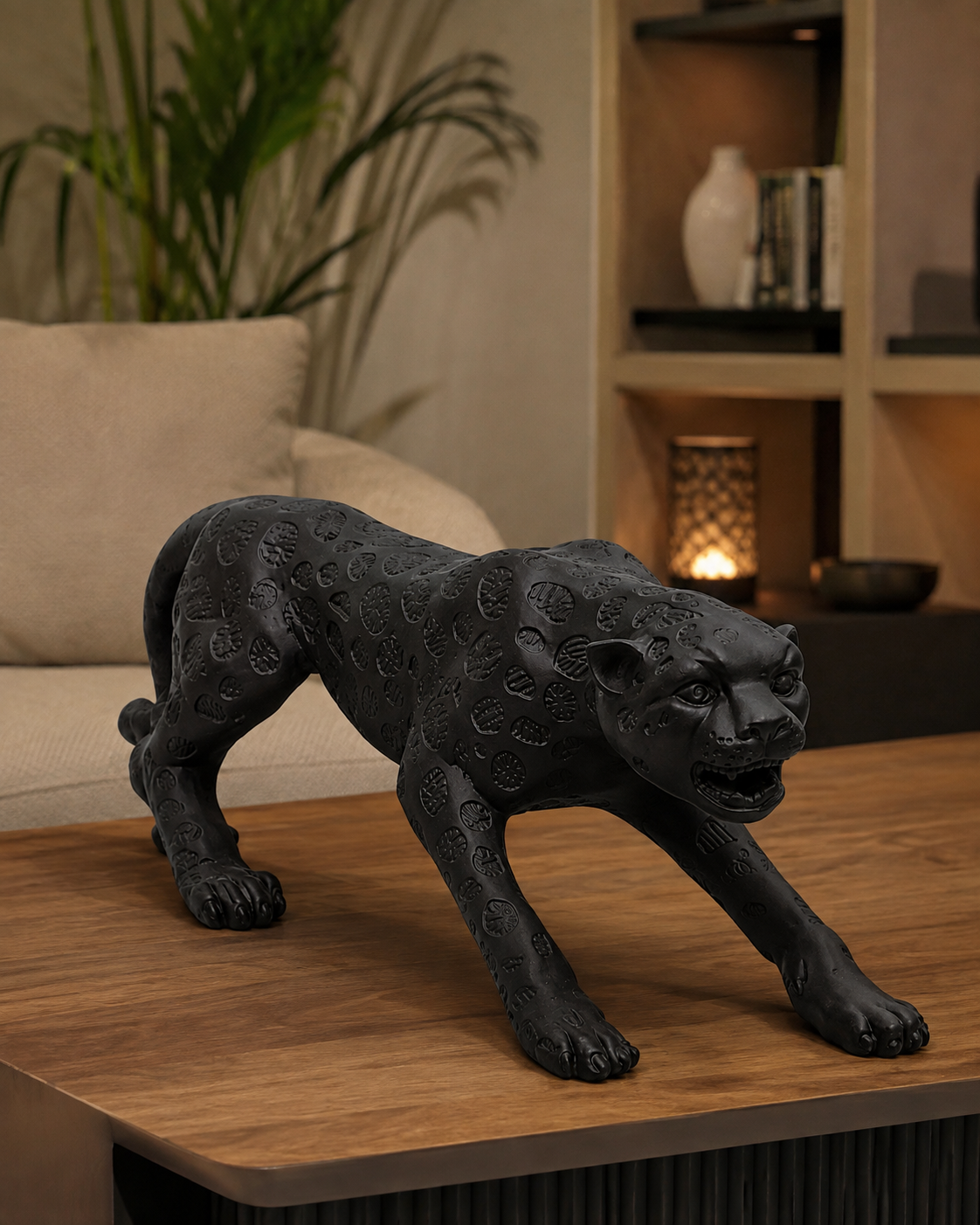 Black Panther Sculpture