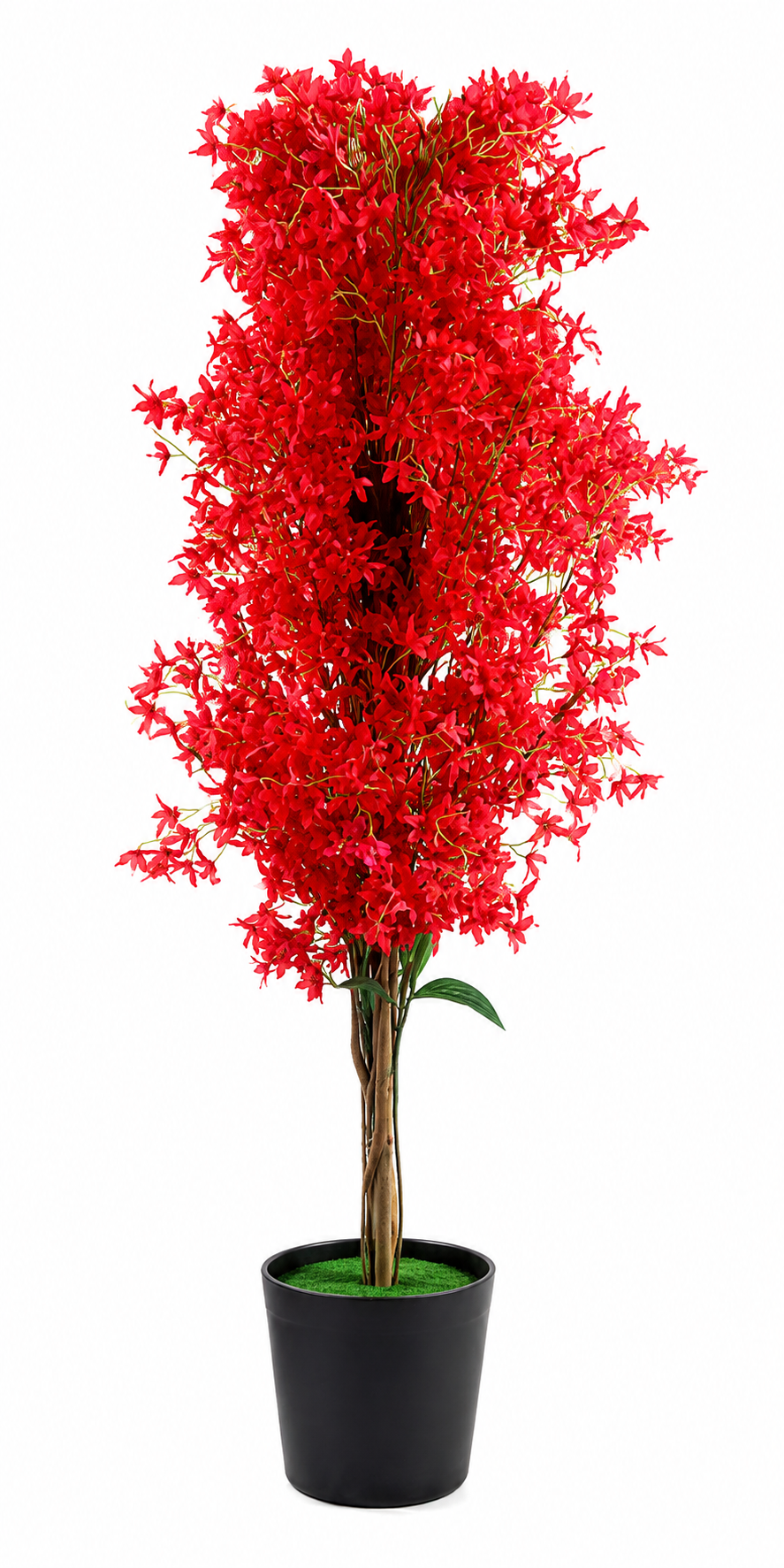 Premium Red Artificial Flower Plant