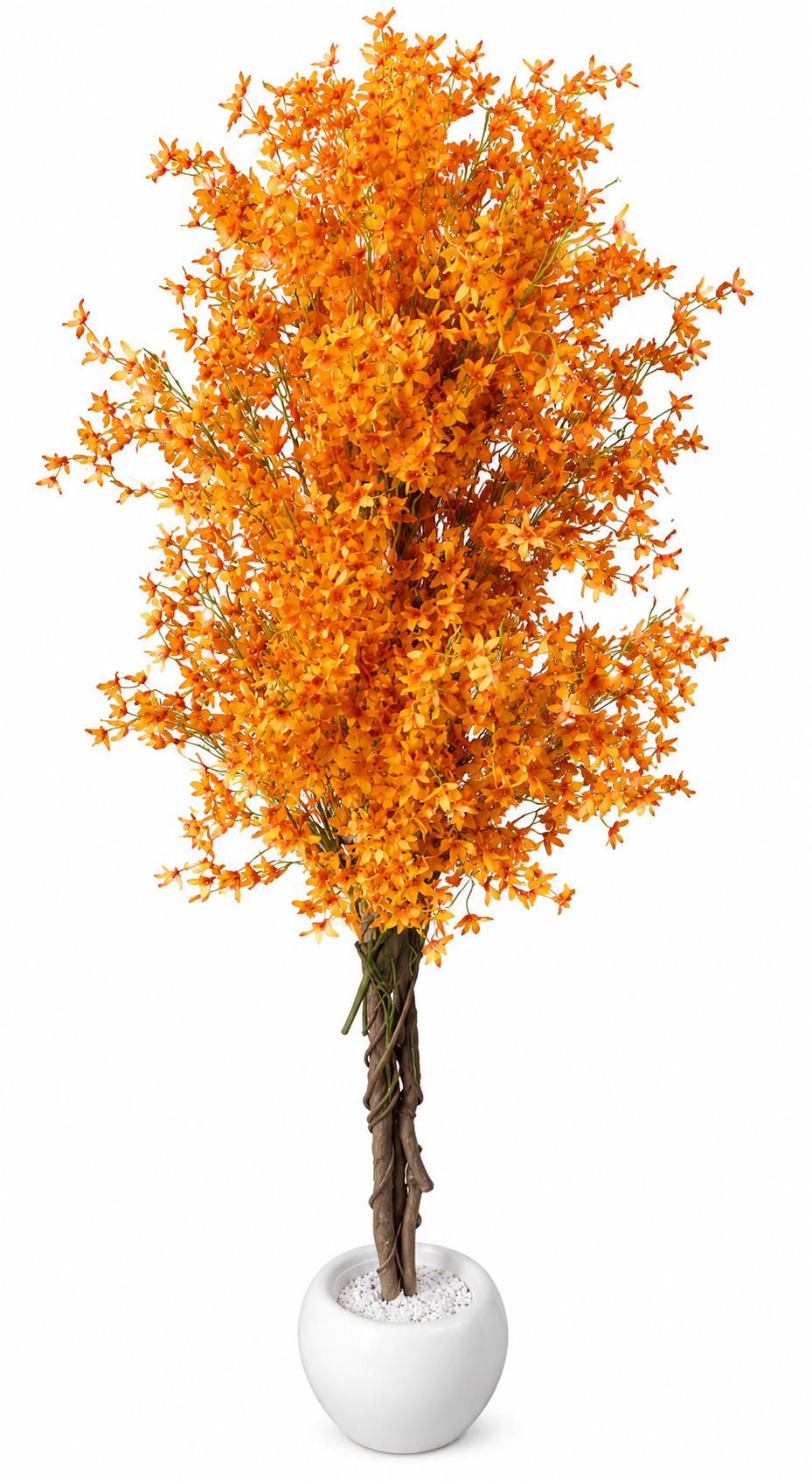 Premium Artificial Orange Flower Tree