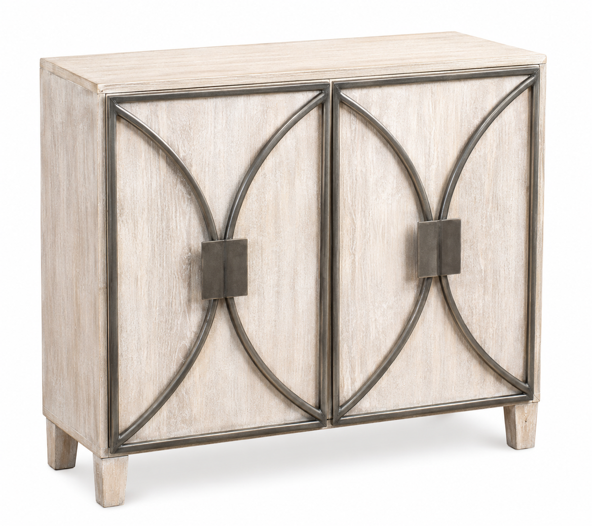 Elegant 2-Door Accent Cabinet