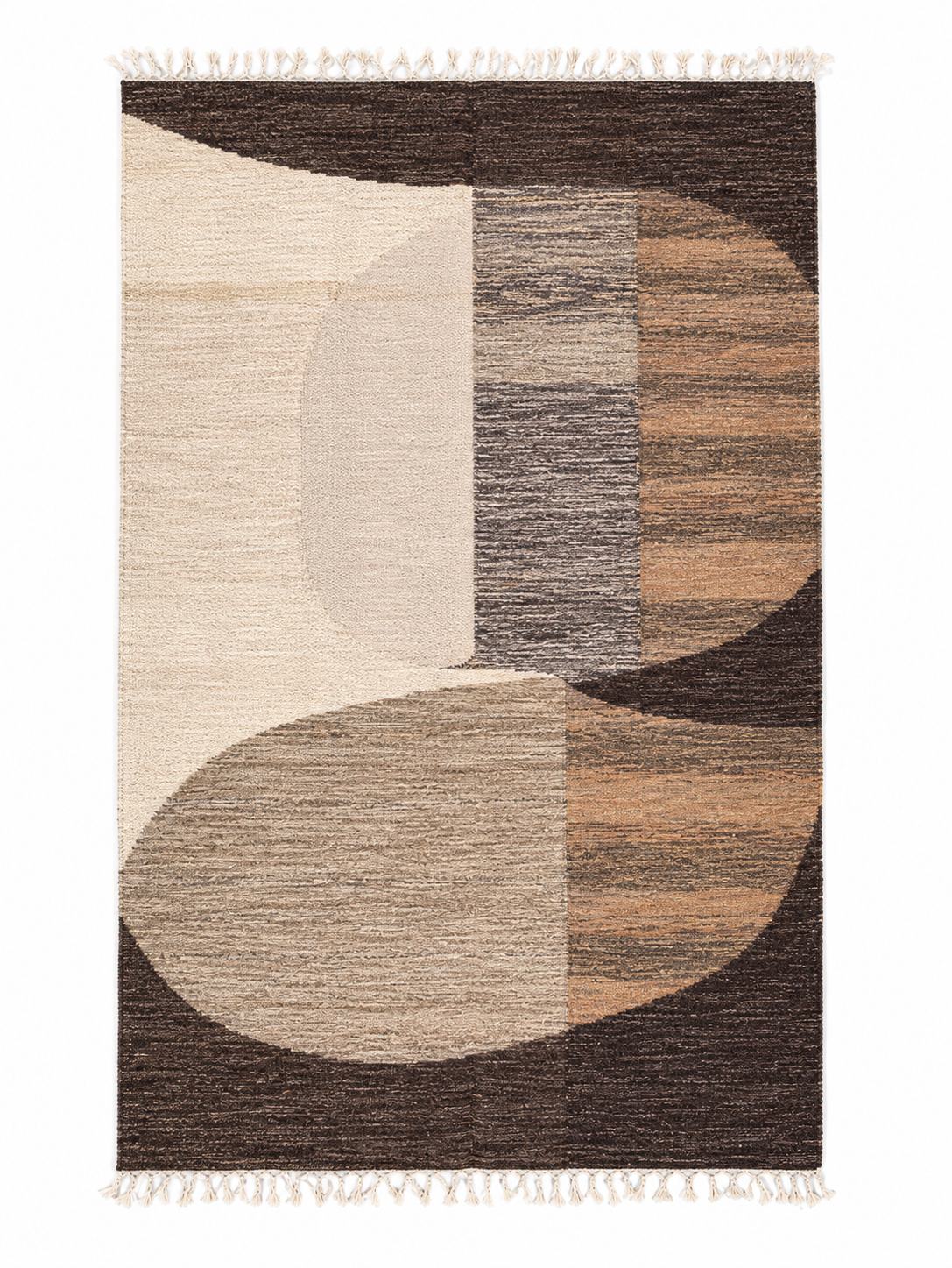 Abstract Geometric Handwoven Rug