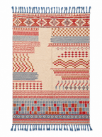 Bohemian Geometric Handwoven Rug
