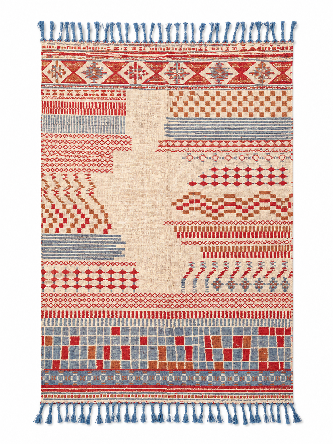 Bohemian Geometric Handwoven Rug