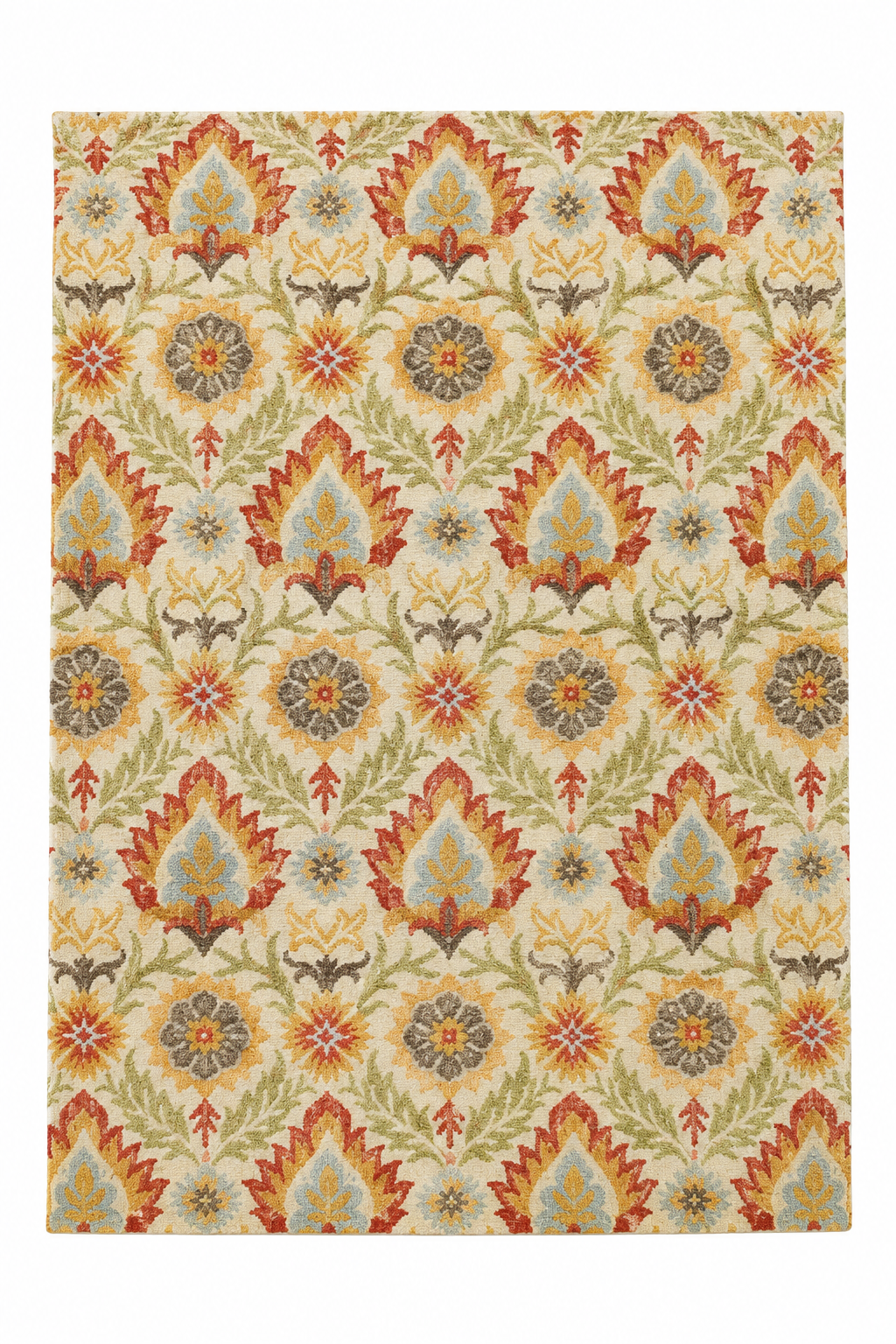 Traditional Floral Pattern Rug