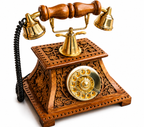 Wooden Landline Telephone