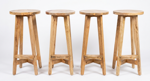 Bar Wooden Stools *4P