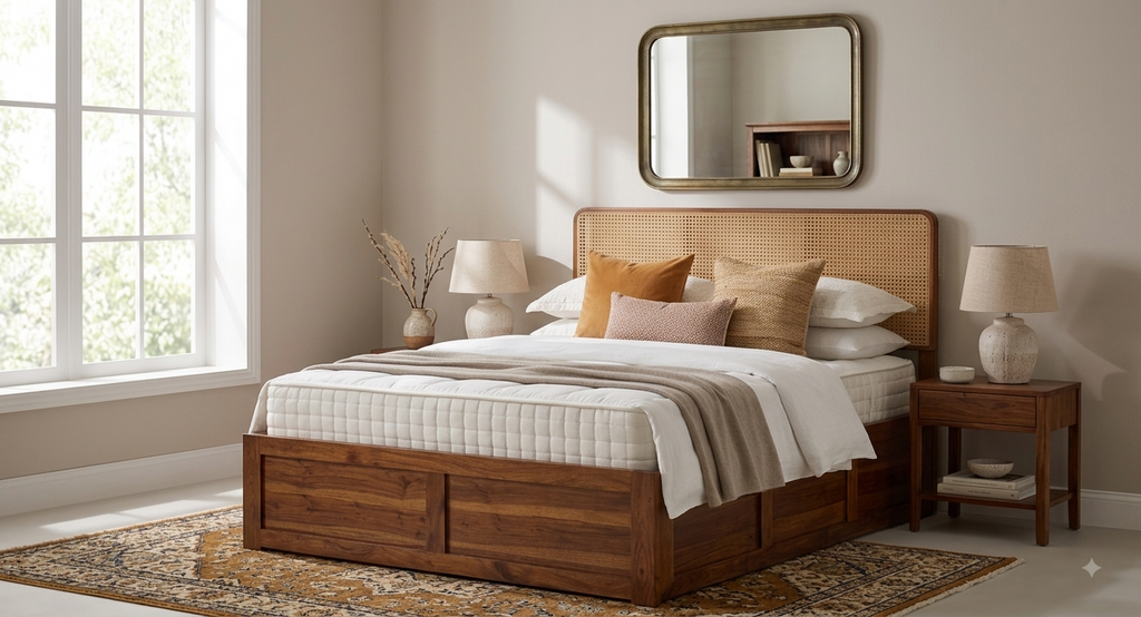Wooden Double Bed