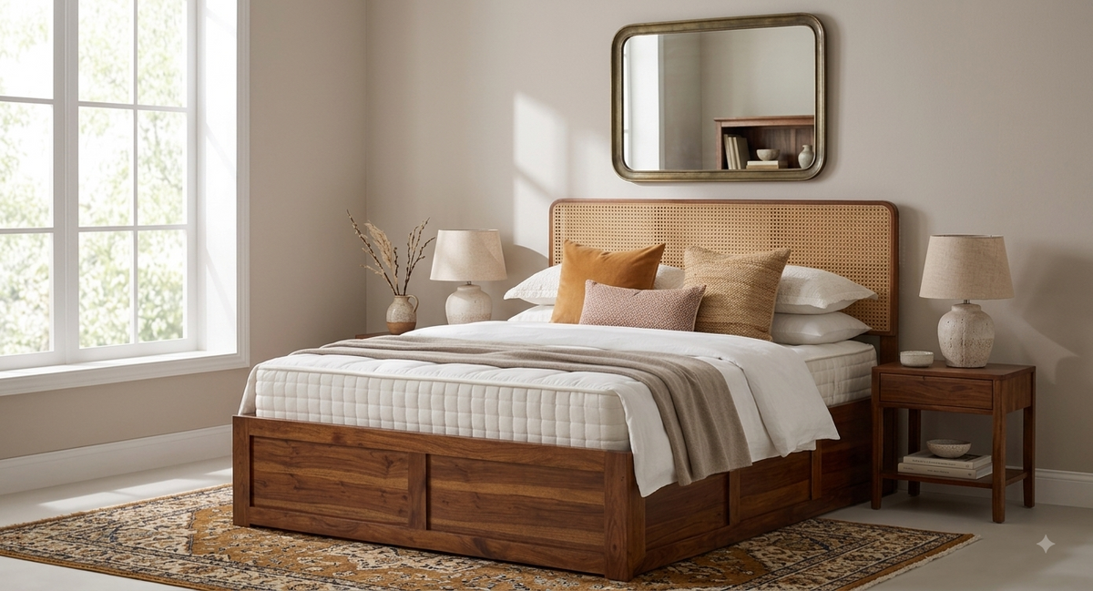Wooden Double Bed