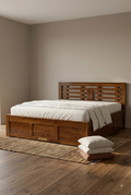 Sheesham wood Double Bed
