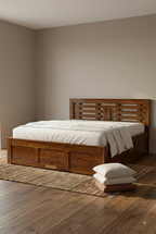 Sheesham wood Double Bed
