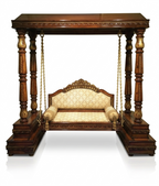 Teak Wood Wooden Jhula Swing