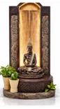 Slate Buddha 4ft Water Fountain